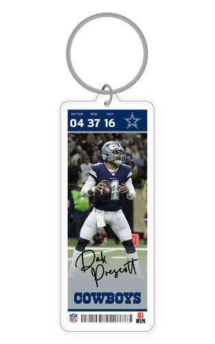 NFL Dallas Cowboys Dak Prescott Acrylic Keychain