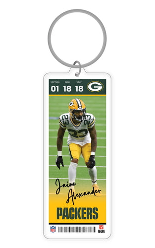 NFL Green Bay Packers Jaire Alexander Acrylic Keychain