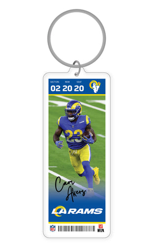 NFL Los Angeles Rams Cam Akers Acrylic Keychain