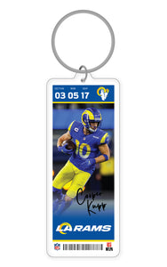 NFL Los Angeles Rams Cooper Kupp Acrylic Keychain