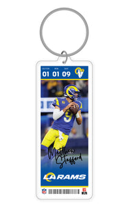 NFL Los Angeles Rams Matt Stafford Acrylic Keychain