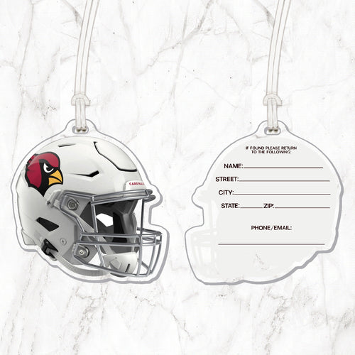 NFL Arizona Cardinals Acrylic Helmet Luggage Tag