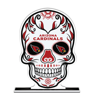 NFL Arizona Cardinals Día De Los Muertos Sugar Skull Standee