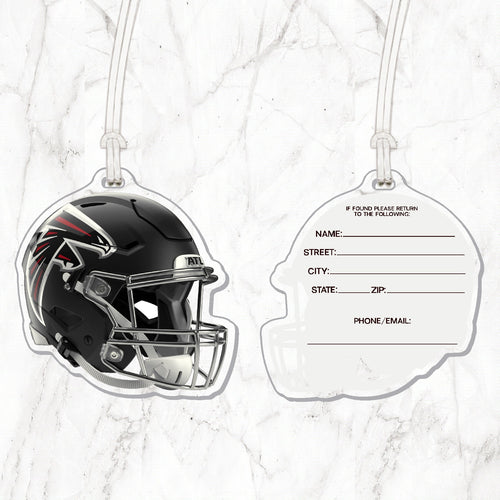 NFL Atlanta Falcons Acrylic Helmet Luggage Tag