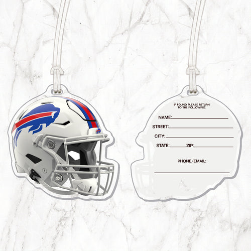 NFL Buffalo Bills Acrylic Helmet Luggage Tag
