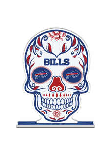 NFL Buffalo Bills Día De Los Muertos Skull Standee
