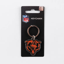 Load image into Gallery viewer, NFL Chicago Bears 3D Metal Keychain Packaging