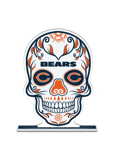 NFL Chicago Bears Día De Los Muertos Skull Standee