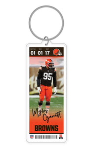 NFL Cleveland Browns Myles Garrett Acrylic Player Keychain