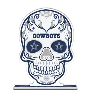 NFL Dallas Cowboys Día De Los Muertos Sugar Skull Standee