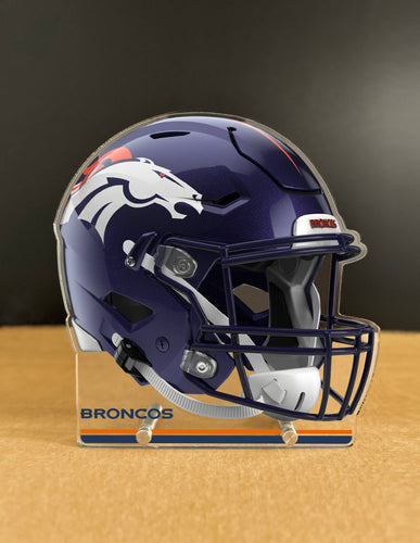 NFL Denver Broncos Acrylic Speed Helmet Standee