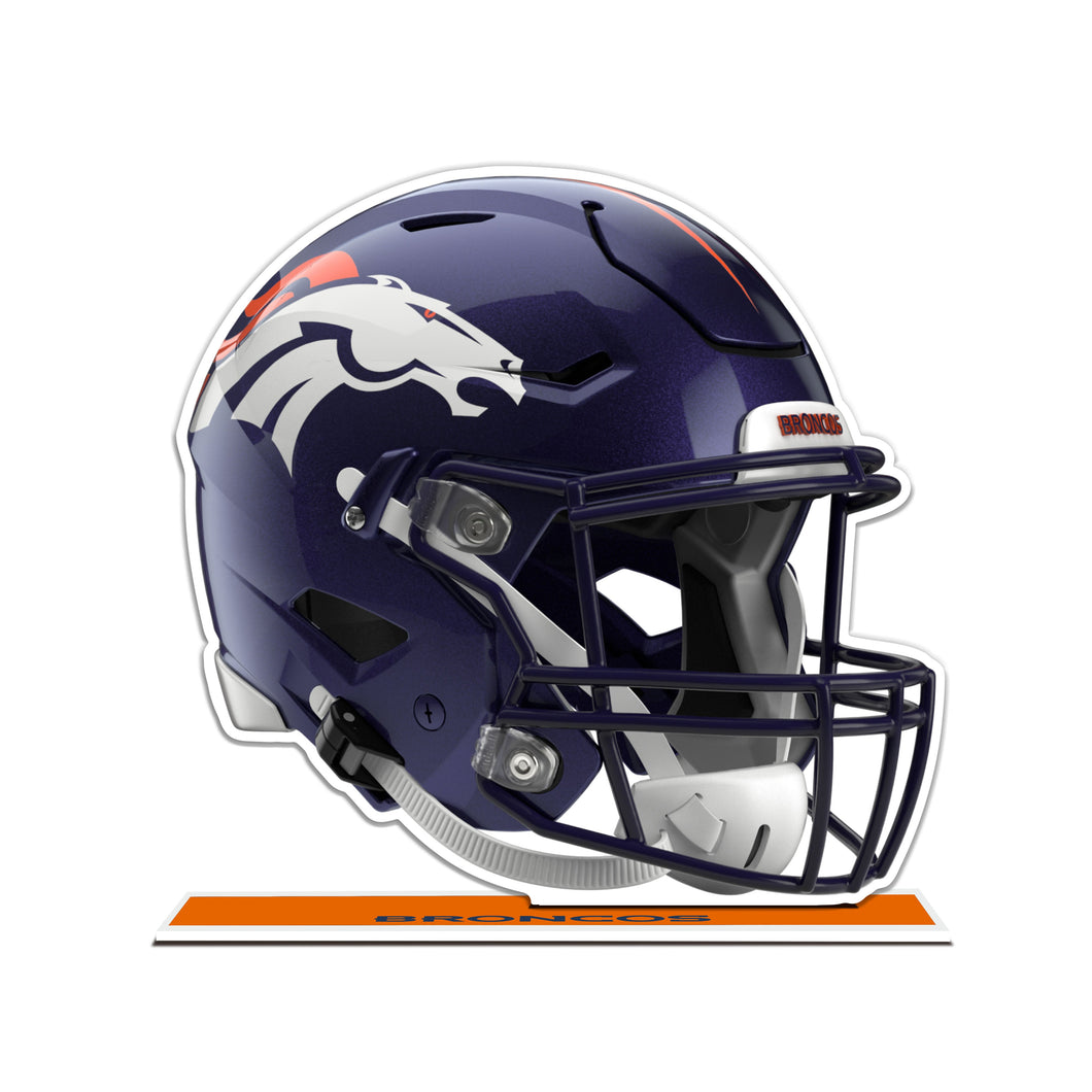 NFL Denver Broncos Speed Helmet Styrene Standee