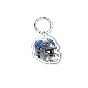 NFL Detroit Lions Acrylic Speed Helmet Keychain