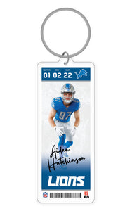 NFL Detroit Lions Aidan Hutchinson Acrylic Player Keychain