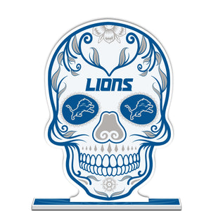 NFL Detroit Lions Día De Los Muertos Sugar Skull Standee