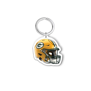 NFL Green Bay Packers Acrylic Speed Helmet Keychain