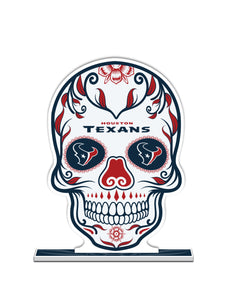 NFL Houston Texans Día De Los Muertos Skull Standee