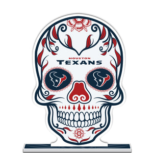 NFL Houston Texans Día De Los Muertos Sugar Skull Standee