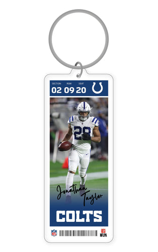 NFL Indianapolis Colts Jonathan Taylor Acrylic Player Keychain