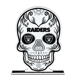 NFL Las Vegas Raiders Día De Los Muertos Skull Styrene Standee