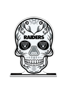 NFL Las Vegas Raiders Día De Los Muertos Skull Standee