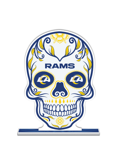 NFL Los Angeles Rams Día De Los Muertos Skull Standee