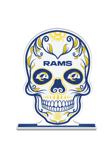 NFL Los Angeles Rams Día De Los Muertos Skull Standee