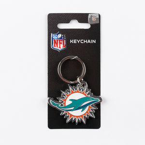 NFL Miami Dolphins 3D Metal Keychain Packaging