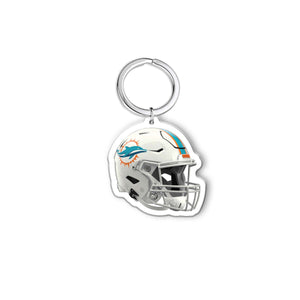 NFL Miami Dolphins Acrylic Speed Helmet Keychain