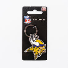 Load image into Gallery viewer, NFL Minnesota Vikings 3D Metal Keychain Packaging