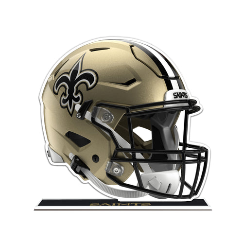 NFL New Orleans Saints Speed Helmet Styrene Standee