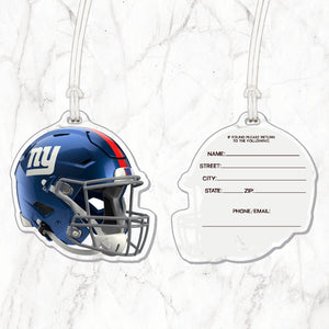 NFL New York Giants Acrylic Helmet Luggage Tag