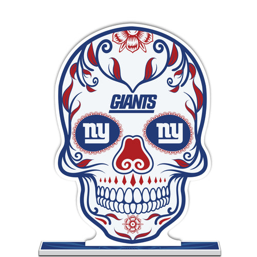 NFL New York Giants Día De Los Muertos Skull Styrene Standee