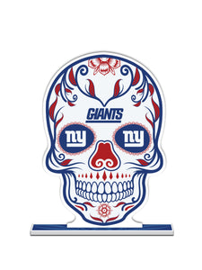 NFL New York Giants Día De Los Muertos Skull Standee
