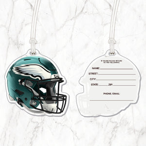 NFL Philadelphia Eagles Acrylic Helmet Luggage Tag