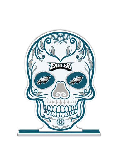NFL Philadelphia Eagles Día De Los Muertos Skull Standee
