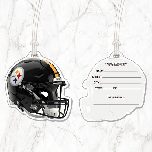 NFL Pittsburgh Steelers Acrylic Helmet Luggage Tag