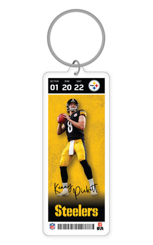 NFL Pittsburgh Steelers Kenny Pickett Acrylic Player Keychain