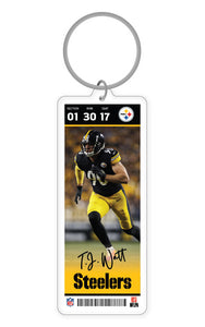 NFL Pittsburgh Steelers TJ Watt Acrylic Player Keychain