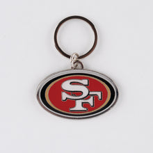 Load image into Gallery viewer, NFL San Francisco 49ers 3D Metal Keychain