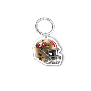 NFL San Francisco 49ers Acrylic Speed Helmet Keychain