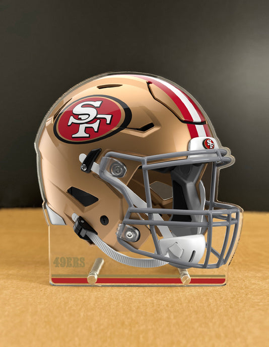 NFL San Francisco 49ers Acrylic Speed Helmet Standee
