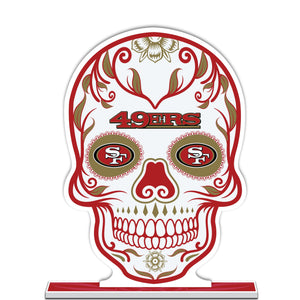 NFL San Francisco 49ers Día De Los Muertos Skull Styrene Standee