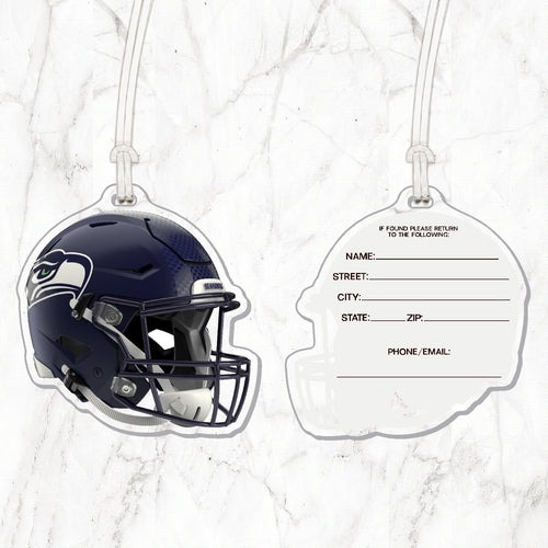 NFL Seattle Seahawks Acrylic Helmet Luggage Tag