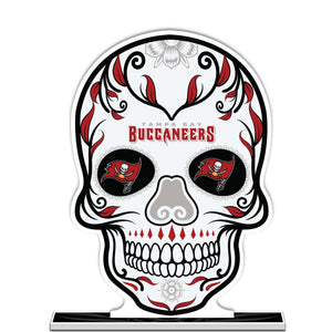 NFL Tampa Bay Buccaneers Día De Los Muertos Skull Styrene Standee