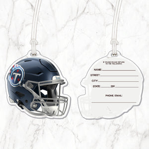 NFL Tennessee Titans Acrylic Helmet Luggage Tag