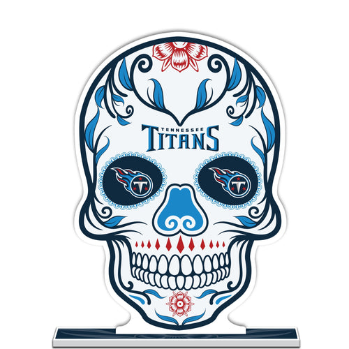 NFL Tennessee Titans Día De Los Muertos Skull Styrene Standee
