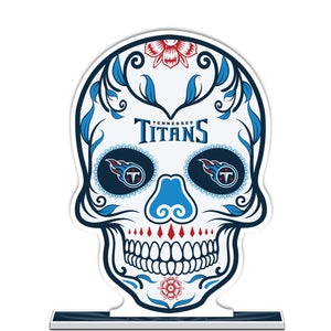 NFL Tennessee Titans Día De Los Muertos Skull Styrene Standee