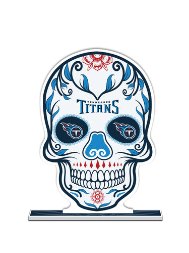 NFL Tennessee Titans Día De Los Muertos Skull Standee