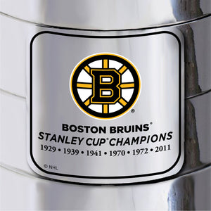 NHL Boston Bruins Replica Stanley Cup Trophy Plaque